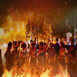 纳西篝火啊哩哩钢琴谱