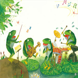 青蛙合唱钢琴谱