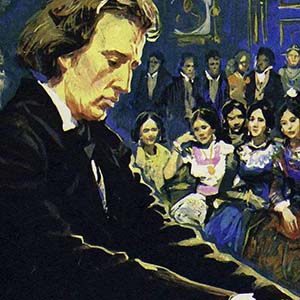 升C小调圆舞曲钢琴谱