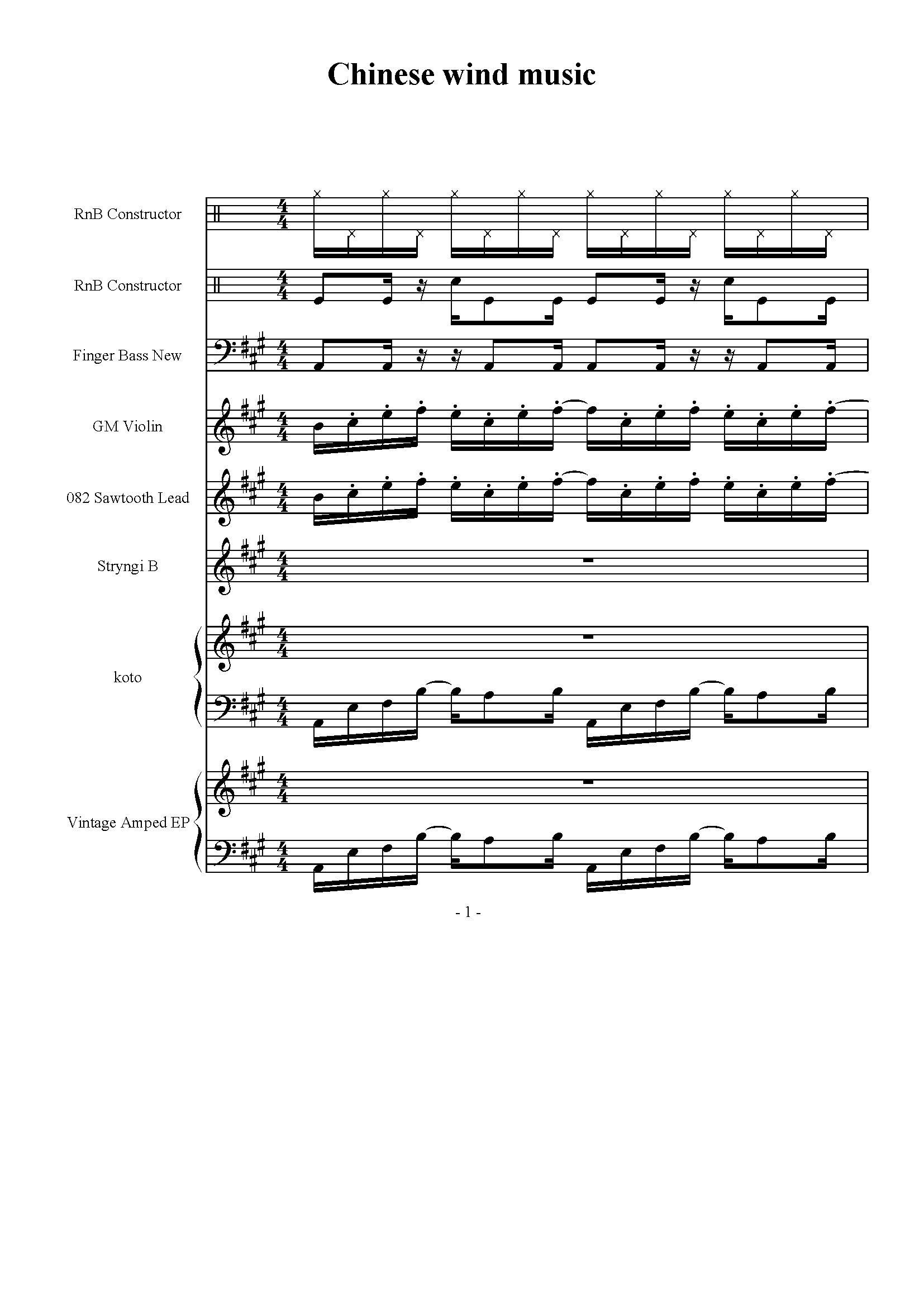 Chinese wind music钢琴谱_Chinese wind music_C调_流行钢琴谱五线谱独奏谱_钢琴谱钢琴五线谱钢琴简谱