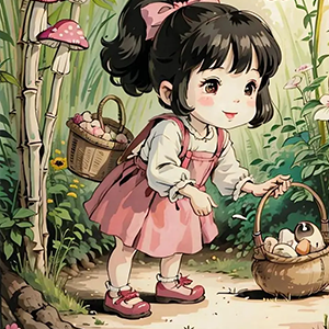 采蘑菇的小姑娘钢琴谱